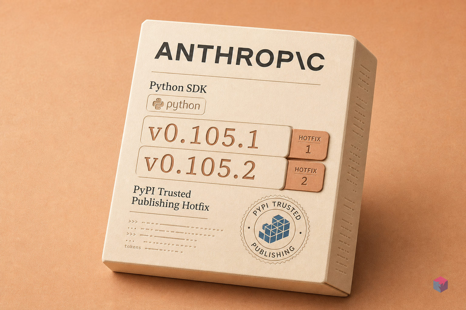 Anthropic SDK 0.105.1 · 0.105.2: PyPI Trusted Publishing 긴급 패치