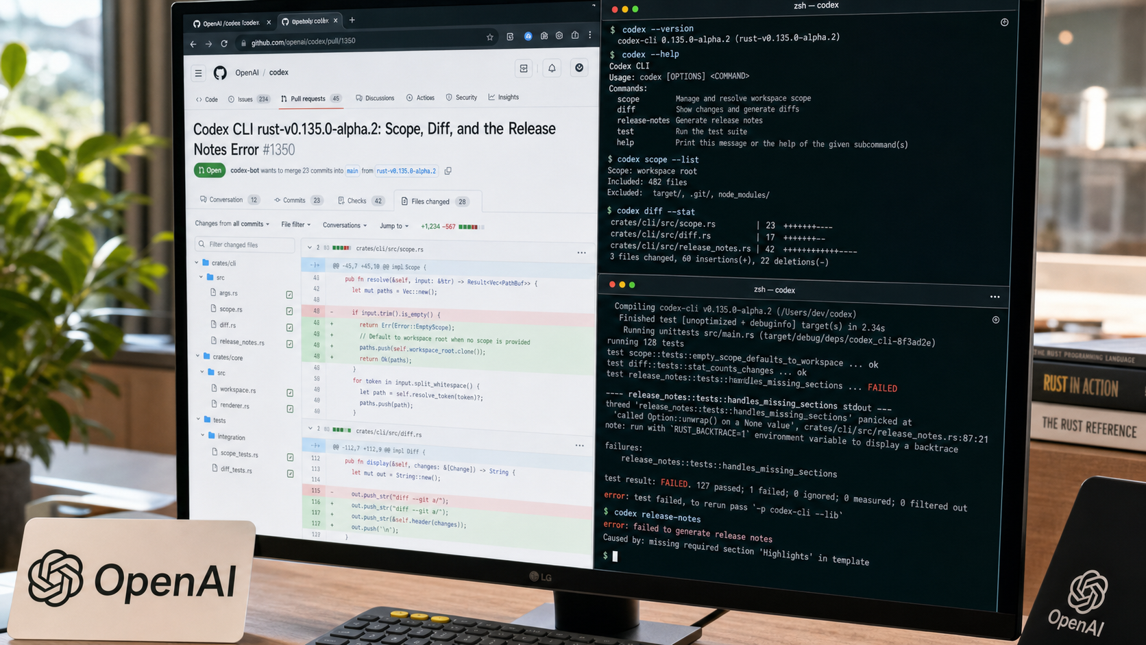 Codex CLI 0.135.0-alpha.2: 범위, 차이점, 그리고 릴리스 노트 오류