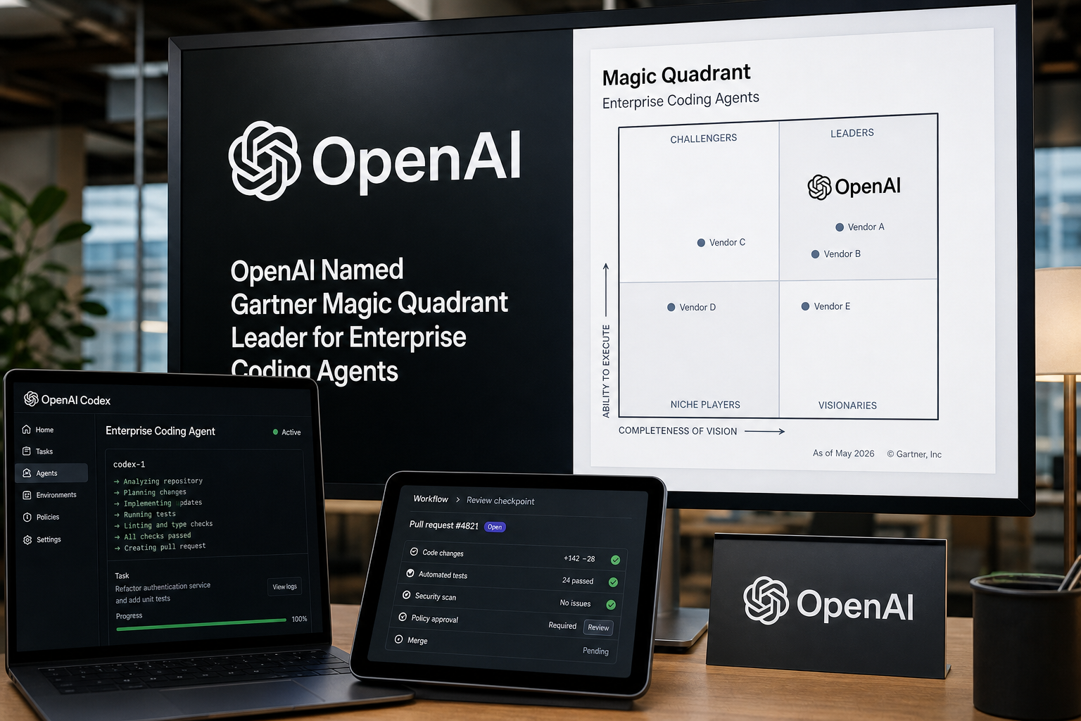 Gartner Enterprise AI Coding Agents 2026: New Category, Four Leaders