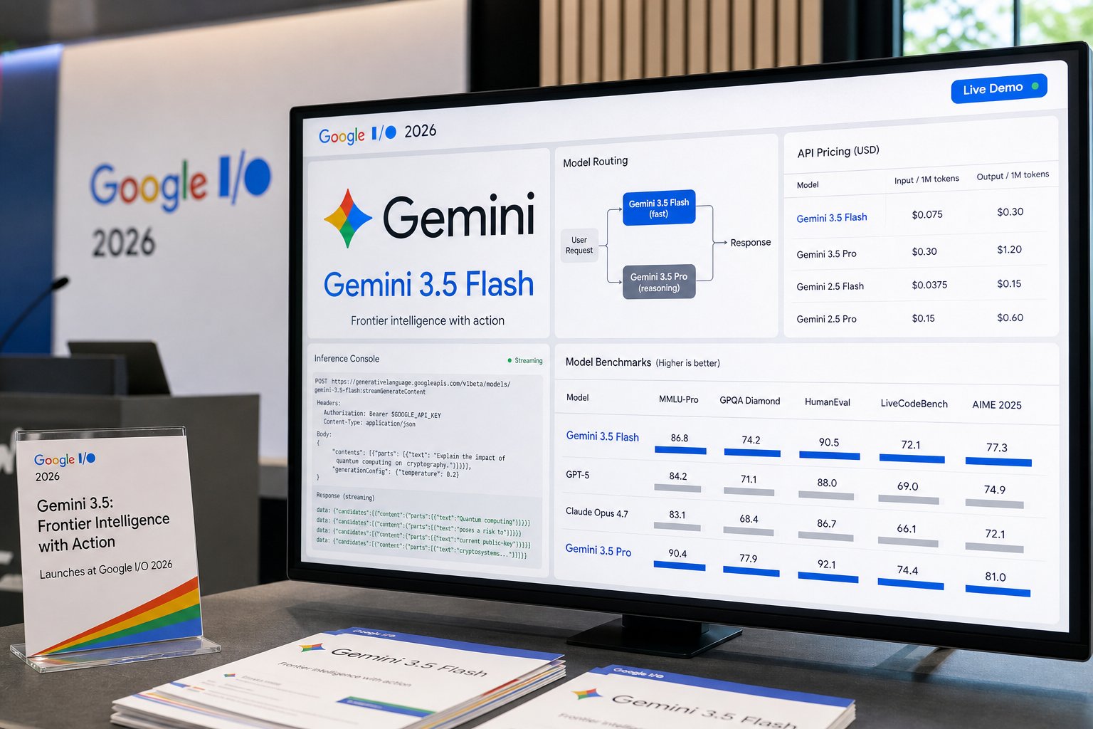Gemini 3.5 Flash: 벤치마크, 가격, 2026년 API 변경 사항
