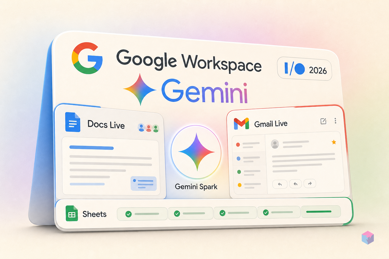 Google Workspace I/O 2026: Docs Live, Gmail Live, Gemini Spark 총정리